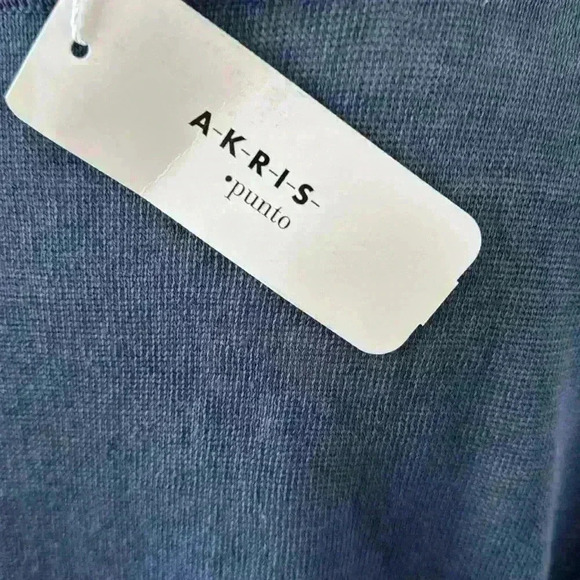 NWT Akris Punto tunic in denim color size 14.  3/4 length sleeves - Picture 5 of 9